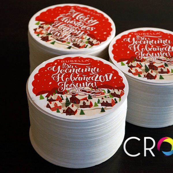 Kartonske podloge za čaše, reklamna agencija